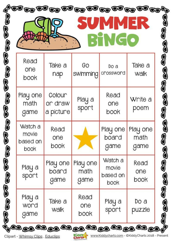 Summer Printable Activities Printable Words Worksheets - Summer Game Worksheet