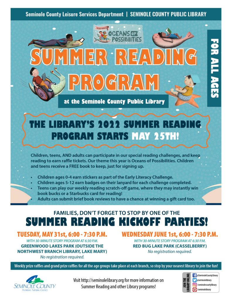 Summer Reading Seminole County - Summer Reading 2024 Seminole County Worksheet