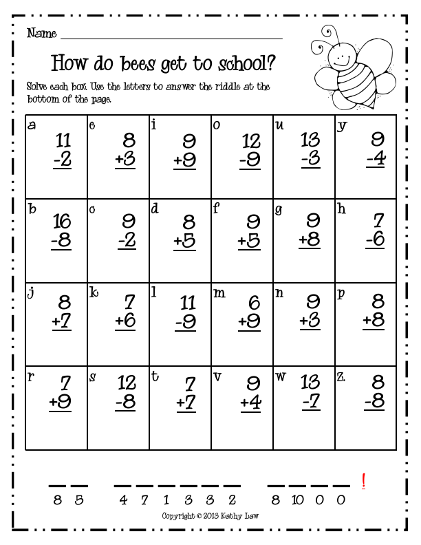 Summer Riddle Math Worksheet - Summer Riddle Math Worksheet