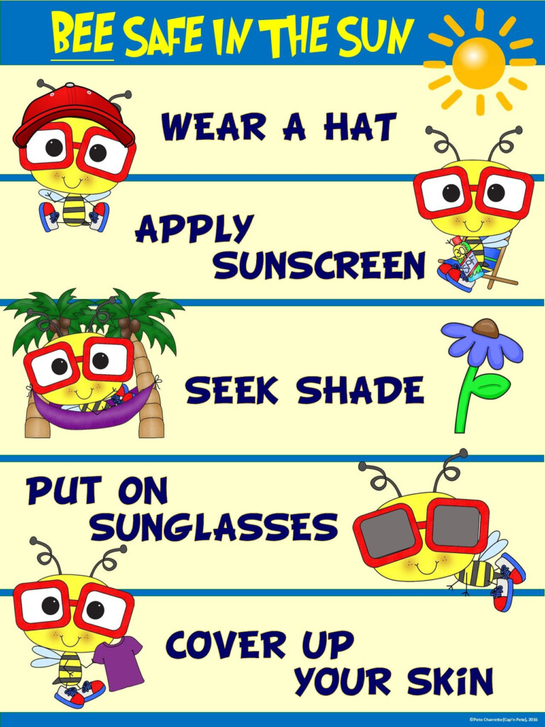 Summer Safety Worksheets - Preschool Summer Safety Worksheets