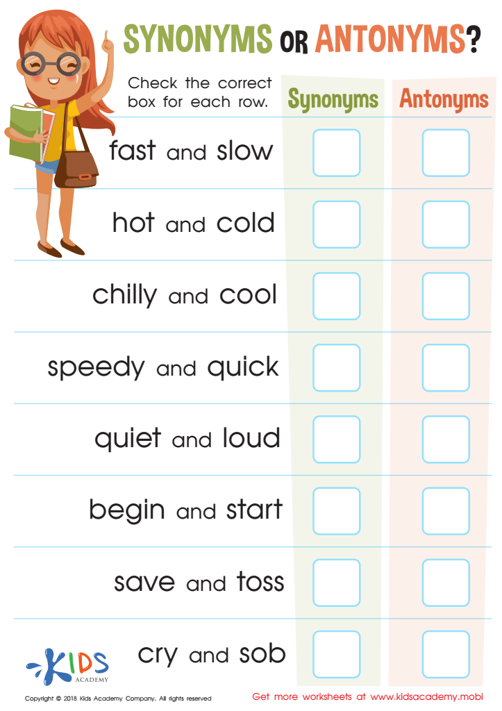 SUMMER Synonym And Antonym Worksheet Pack Worksheets Library - Summer Synonym Worksheets 2Nd Grade