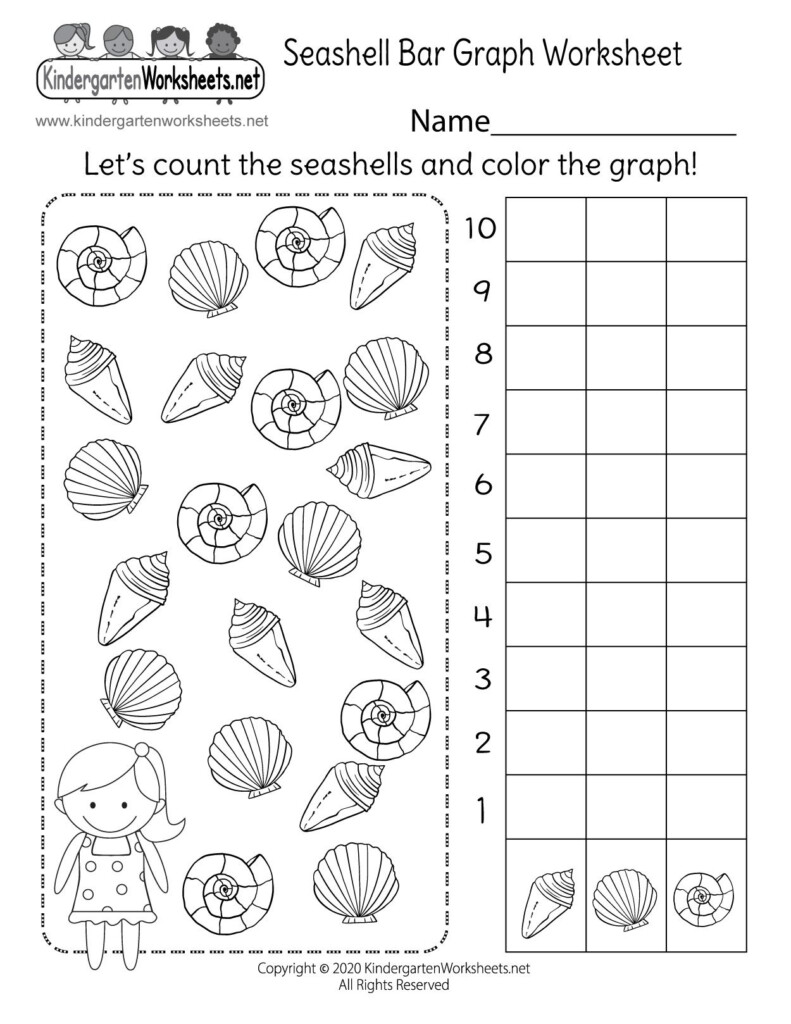 Summer Vacation Bar Graph Worksheet Kindergarten Printable Worksheets  - Summer Vacation Graph Worksheets