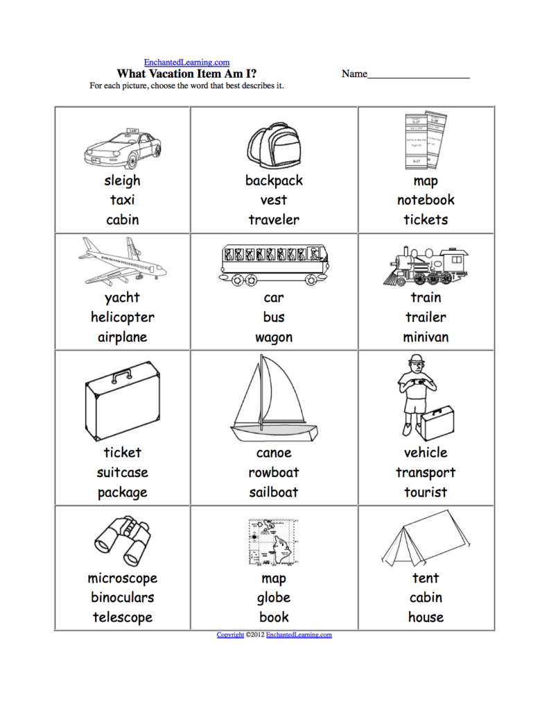 Summer Vacation Worksheet For Kindergarten - Summer Vacation Worksheets For Kindergarten