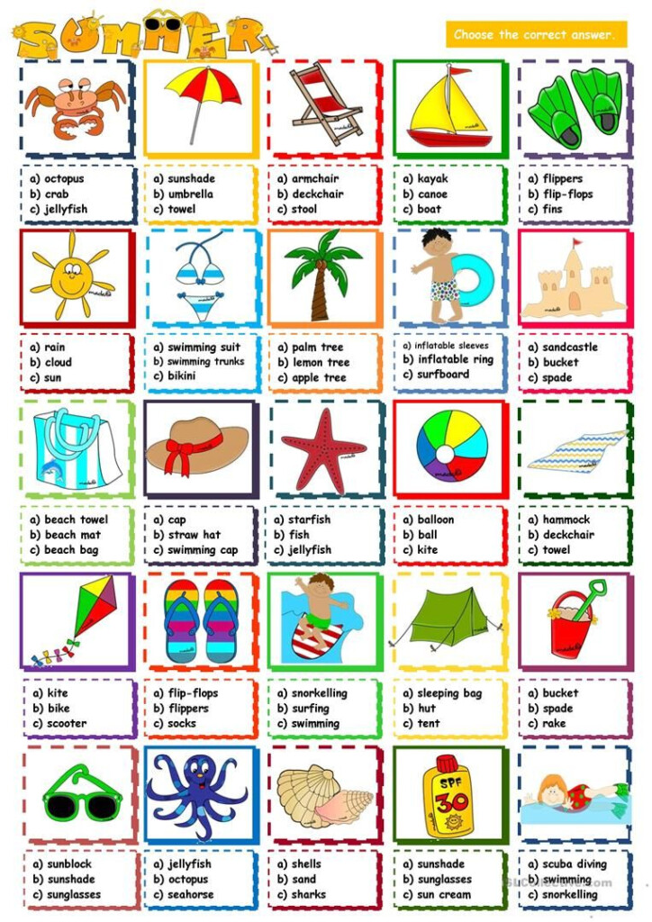 Summertime Trivia Questions And Answers Printable - Printable Summer Trivia Worksheets