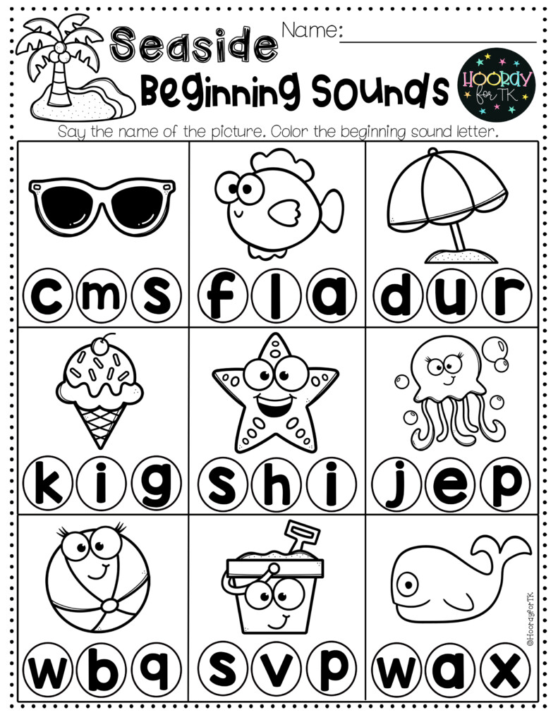 Summertime Worksheet For Kindergarten - Free Kindergarten Summer Worksheets