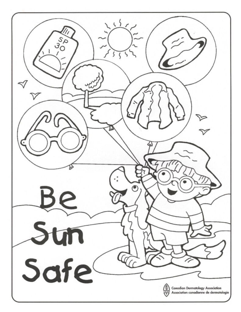 Sun Safety Worksheets For Kids - Summer Safety Worksheets For Kids