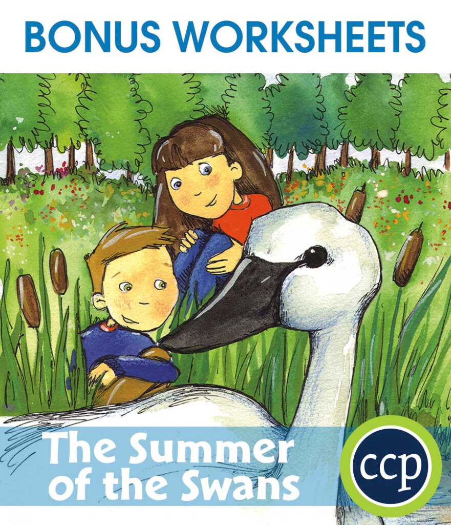 The Summer Of The Swans BONUS WORKSHEETS Grades 5 To 6 EBook  - Summer Of The Swan Book Worksheets