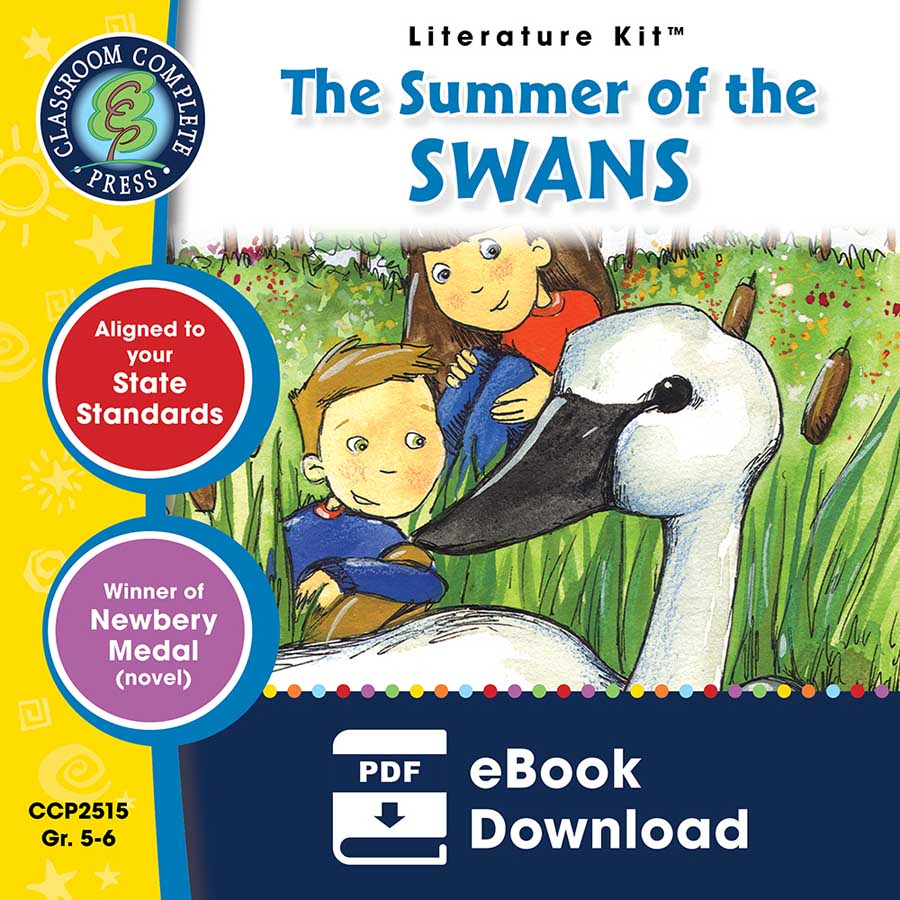 The Summer Of The Swans Novel Study Guide Grades 5 To 6 EBook  - Treasures Vocabulary Worksheet Grade 6 Summer Of The Swams