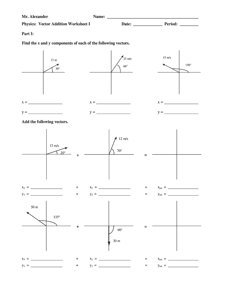 Vector Addition Worksheet With Answers Pdf Fill Out Sign Online DocHub - Vector Addition Worksheet Answers Linfield Summer