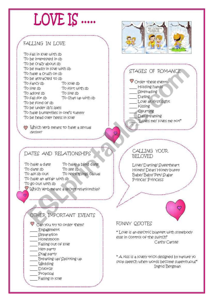 What Is Love Worksheets - American Experience Summer Of Love Worksheet