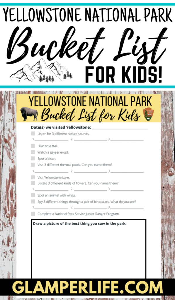 Yellowstone Trip Planning Worksheet Printable Calendars AT A GLANCE - Yellowstone Summer Worksheet